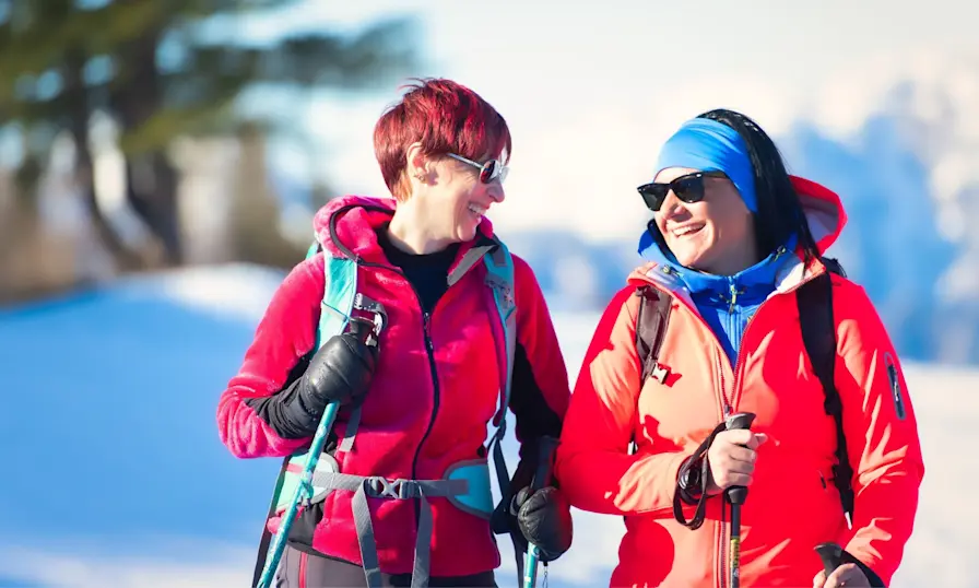 When selecting winter hiking gear, make sure to avoid cotton and opt for merino wool!