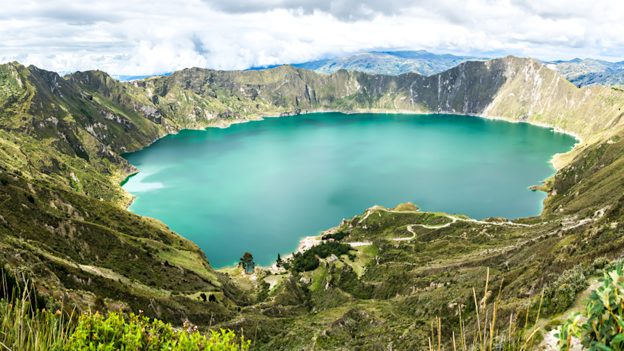 Quilotoa lake